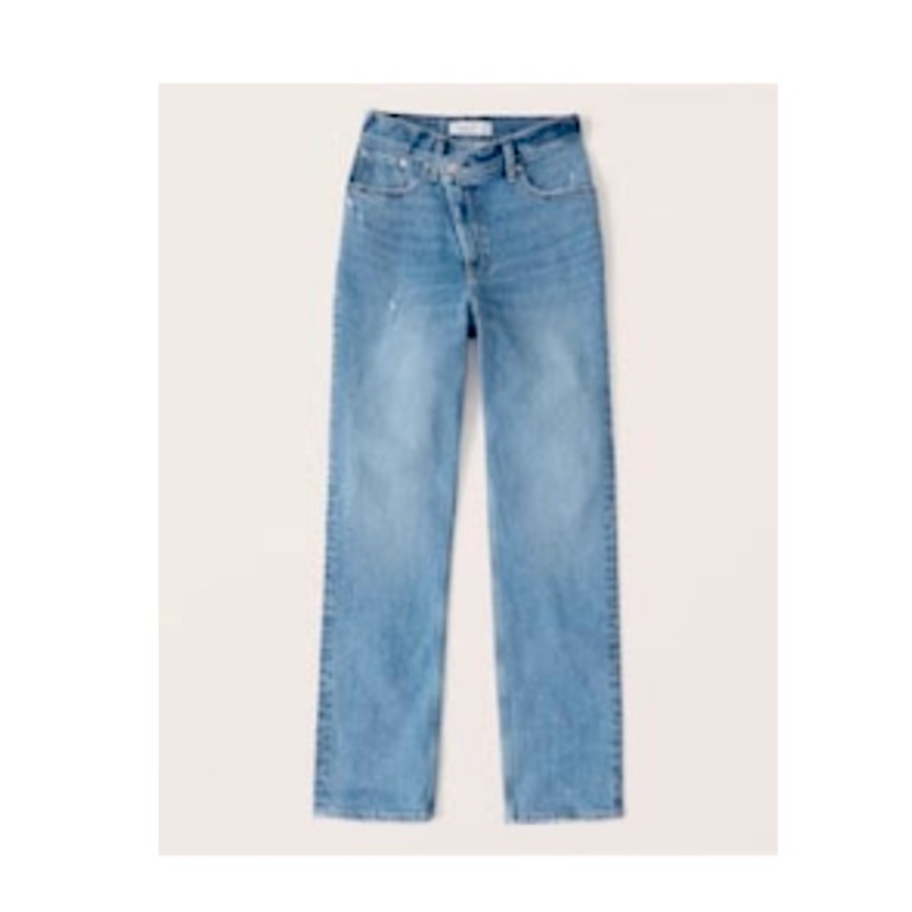 Abercrombie Ultra High Rise Jeans Straight Leg